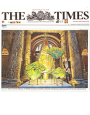 The Times Newspaper London 11 November coverage Kalpataru